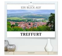 Ein Blick auf Treffurt (hochwertiger Premium Wandkalender 2026 DIN A2 quer), Kunstdruck in Hochglanz: Treffurt - Die Fachwerkstadt im Werratal