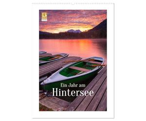 Ein Jahr am Hintersee (Wandkalender 2027 DIN A2 hoch), CALVENDO Monatskalender: Der Hintersee in Ramsau im Lauf der Jahreszeiten