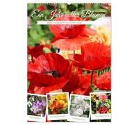 Ein Jahr voller Blumen (Wandkalender 2026 DIN A2 hoch), CALVENDO Monatskalender: Ein blühender Garten bringt Farbe und Freude ins Leben