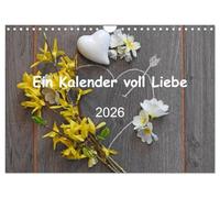 Ein Kalender voll Liebe (Wandkalender 2026 DIN A4 quer), CALVENDO Monatskalender: Mit viel Raum für Persönliches.
