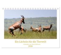 Ein Lächeln für die Tierwelt (Tischkalender 2026 DIN A5 quer), CALVENDO Monatskalender: Portraits von Tieren in ihrem Lebensraum
