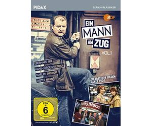 Ein Mann am Zug, Vol. 1 / Die ersten 9 Folgen der Kultserie mit Eberhard Feik (Pidax Serien-Klassiker)