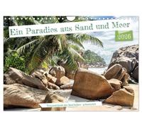 Ein Paradies aus Sand und Meer (Wandkalender 2026 DIN A4 quer), CALVENDO Monatskalender: Traumstrände der Seychellen