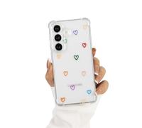 Einaily Custodia per Samsung Galaxy S26 Plus, in morbido TPU trasparente, con motivo a cuori alla moda, ultra sottile, trasparente, in morbido silicone, resistente agli urti e ai graffi