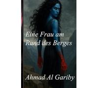 Eine Frau am Rand des Berges