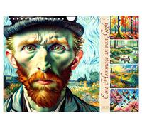 Eine Hommage an van Gogh (Wandkalender 2027 DIN A4 quer), CALVENDO Monatskalende