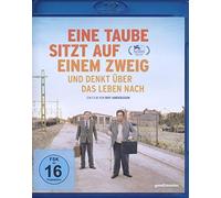 Eine Taube sitzt auf einem Zweig und denkt über das Leben nach
