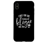 Einer Von Uns Beiden Ist Klüger Als Du Custodia per iPhone XS Max