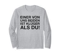 Einer Von uns Beiden Ist Klüger Als Du Maglia a Manica