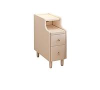 EINES Comodini Comodino in legno massello stretto mobiletto casa camera da letto gap ultra creativo piccolo semplice portaoggetti(L)