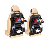 Einesin Proteggi Sedile Auto Bambini Posteriore con Vassoio da Tavolo Pieghevole per tablet bambini, Organizer Auto, Tasche Multiple, Impermeabile
