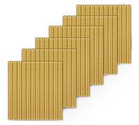 Einfa Glitter Oro Hot Glue Sticks - 72 Pezzi Colla a Caldo Ricariche Adesivo per Decorazione - Glitter Gold Stick Colla a Caldo 7x100mm per Artigianato Floreale Sigillatura Vacanze