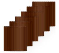 Einfa Hot Melt Glue Sticks - Marrone Colla a Caldo Ricariche - 72 Pack Stick Colla a Caldo 7mm x 100mm per Handicraft DIY - EVA Hot Glue per Vacanze Decorazione Imballaggio