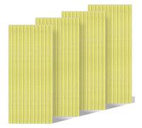Einfa Stick Colla a Caldo 7 mm - 48 Pezzi Glitter Oro Colla a Caldo Ricariche per Bomboniere Vacanze Feste - Glitter Gold Hot Melt Glue Sticks 7x200mm per Artigianato Sigillatura