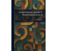 EinfÃ1/4hrung in die p-Phänomenologie