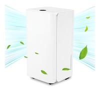 EINFEBEN - Deumidificatore con capacità deumidificante di 16 l in 24 h, per ambienti circa 160 m³ 60 m²), 4 modalità funzionamento, suggerimenti temperatura a i, tubo scarico, funzione timer e