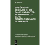 Einführung des Euro in die Bank- und Unternehmenspraxis, Bank (Copertina rigida)
