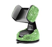 eing Supporto per telefono cellulare da auto con una base di ventilazione in più, supporto universale per cruscotto, parabrezza e bocchetta d'aria, verde