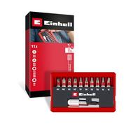 Originale Einhell set di punte da 11 pezzi (punte da 25 mm PH/PZ/T/H, acciaio S2 sabbiato, portapunte E 6.3 a sgancio rapido, cassetta tascabile con funzione di impostazione)