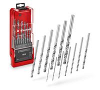 Einhell 13 pezzi set di punte per metallo HSS-G, Ø 1,5-6,5 mm | Acciaio HSS 4241