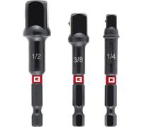 Einhell 134215 Impact Set di adattatori per bit Impronta (cacciavite) 1/4, 3/8