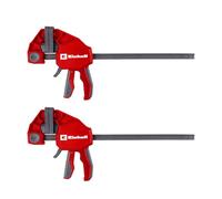 Einhell 2 pezzi set di morsetti a una mano, 300 mm