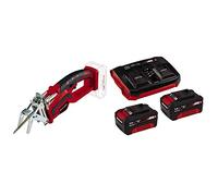 einhell 3408220 Rami Ge-GS 18 Li Solo Power X-Change, Ioni di Litio, Spessore Taglio Archetto 90/70 mm + 2X 3,0Ah & Twincharger PXC Starter Kit