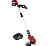 Tagliabordi a batteria Einhell GE-CT 18 Li (1x 2,5 Ah) Power X-Change (18 V, testata motore girevole + inclinabile, protez. Flowerguard, incl. 20 lame in plastica, batteria 2,5 Ah + caricabatterie)