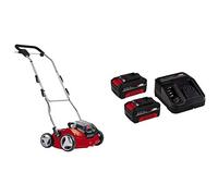 einhell 3420650 Arieggiatore a Batteria Ge-Sc, 35 Li-Solo, 18 V, Rosso + 2X 3,0 Ah Power X-Change Starter Kit