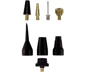 Einhell 4139695 - Set adattatori per compressori, 8 pezzi | Accessori compressore | Aghi per palloni | Adattatori per valvole di pneumatici da bicicletta | Adattatori per valvole a vite