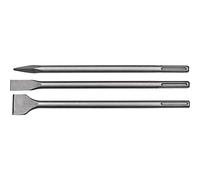 Einhell 4258101 Set 3 Scalpelli Sds Max, Alluminio, Set di 3 Pezzi