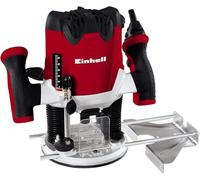 Einhell TE-RO 1255 E Fresatrice verticale (230-240 V, 1200 W, giri min. 11000-30000, prof. max 55 mm, fresa a profilo max 30 mm, pinza serraggio 6/8 mm, incl. Guida parallela)