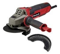 Einhell Smerigliatrice angolare TE-AG 125/1010 (1.010 Watt, diametro disco 125 mm, profondità di taglio 33 mm, protezione antiossidante, impugnatura aggiuntiva, senza disco da taglio)