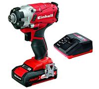 Einhell 4510020 Te-Ci 18 Li Kit Avvitatore a Impulsi a Batteria Power X-Change (Ioni di Litio, 140 NM, 3 Luci LED, Valigetta), 18 V, 1,5Ah e Caricabatteria
