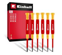 Einhell 6 pezzi set di cacciaviti di precisione per elettricisti