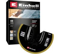 Einhell lama semicircolare BiM-TiN, Ø 88 x 0,6 mm | Dentatura HSS rivestita in titanio | forma segmentata | funzione di cambio rapido | attacco Open-Back