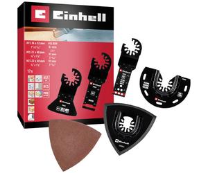 Einhell 708117 17-tlg SB Bimetallico Kit di accessori per multiutensile 1 pz.