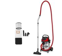 Einhell Aspiratore per liquidi e solidi TE-VC 2580 SACL | 1100 W | 200 mbar | Serbatoio da 25 L i protezione dalla polvere L | Filtro HEPA | Pulizia del filtro