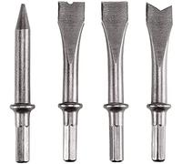 Originale Einhell Set 4 scalpelli (scalpello piatto, a punta, rivettatore, troncatore, per TC-PC 45)