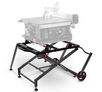 Einhell - Base per seghe circolari E-Stand TSS (base per seghe circolari da tavolo, pieghevole, maniglia per il trasporto, ruote, robusta struttura in acciaio, supporto stabile)