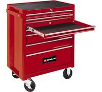 Einhell Carrello porta utensili TC-TW 150 | 7 cassetti | sistema Interlock | max. 150 kg | chiudibile a chiave | 4 ruote girevoli | 2 freni di stazionamento