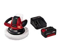 Einhell CE-CB 18/254 Li Solo 2500 RPM, Lucidatrice per Auto, Rosso/Nero, 254 mm