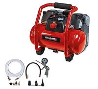 Einhell Compressore a batteria TE-AC 36/6/8 Li OF Set-Solo | PXC | 36 V | max. 8 bar | serbatoio da 6 L | portata di aspirazione 130 l/min | senza olio | senza batteria