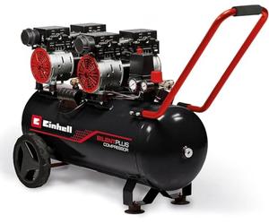 Einhell Compressore silenziato TE-AC 270/50 Silent Plus | 1500 W | 8 bar | serb. 50 L | Aspirazione 270 l/min | vel. del motore 1450 giri/min | Regolatore pressione | Oil-free