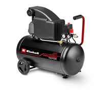Einhell compressore TC-AC 270/50/10 (1800 W, max. 10 bar, serbatoio da 50 litri, lubrificato a olio, manometro per press. di esercizio e press. caldaia, aspirazione 270 l/min, riduttore di pressione)