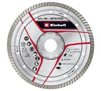 Disco diamantato turbo per tagliapiastrelle - ø mm.180 foro 25,4 1 blister Einh
