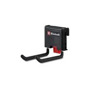 Einhell E-Case - Doppio gancio originale (supporto per attrezzi e dispositivi, adatto per custodie elettroniche SEALED con guida laterale, portata fino a 5 kg, montaggio con chiusura a scatto)