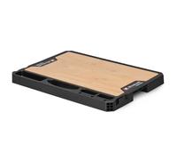 Einhell E-Case - Piano di lavoro originale (50 x 36 x 4,2 cm, portata massima 84 kg, sistema Einhell E-Case System, robusto bambù, per il trasporto, accessori