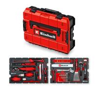 Einhell E-Case Set da Rinnovo 78 pezzi - Valigetta porta attrezzi (nero/rosso)