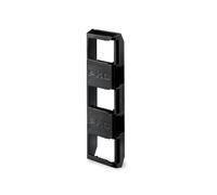 Einhell E-Case - Supporto per 3 batterie, adatto per custodie elettroniche SEALED con guida laterale, portata fino a 4 kg, montaggio a scatto